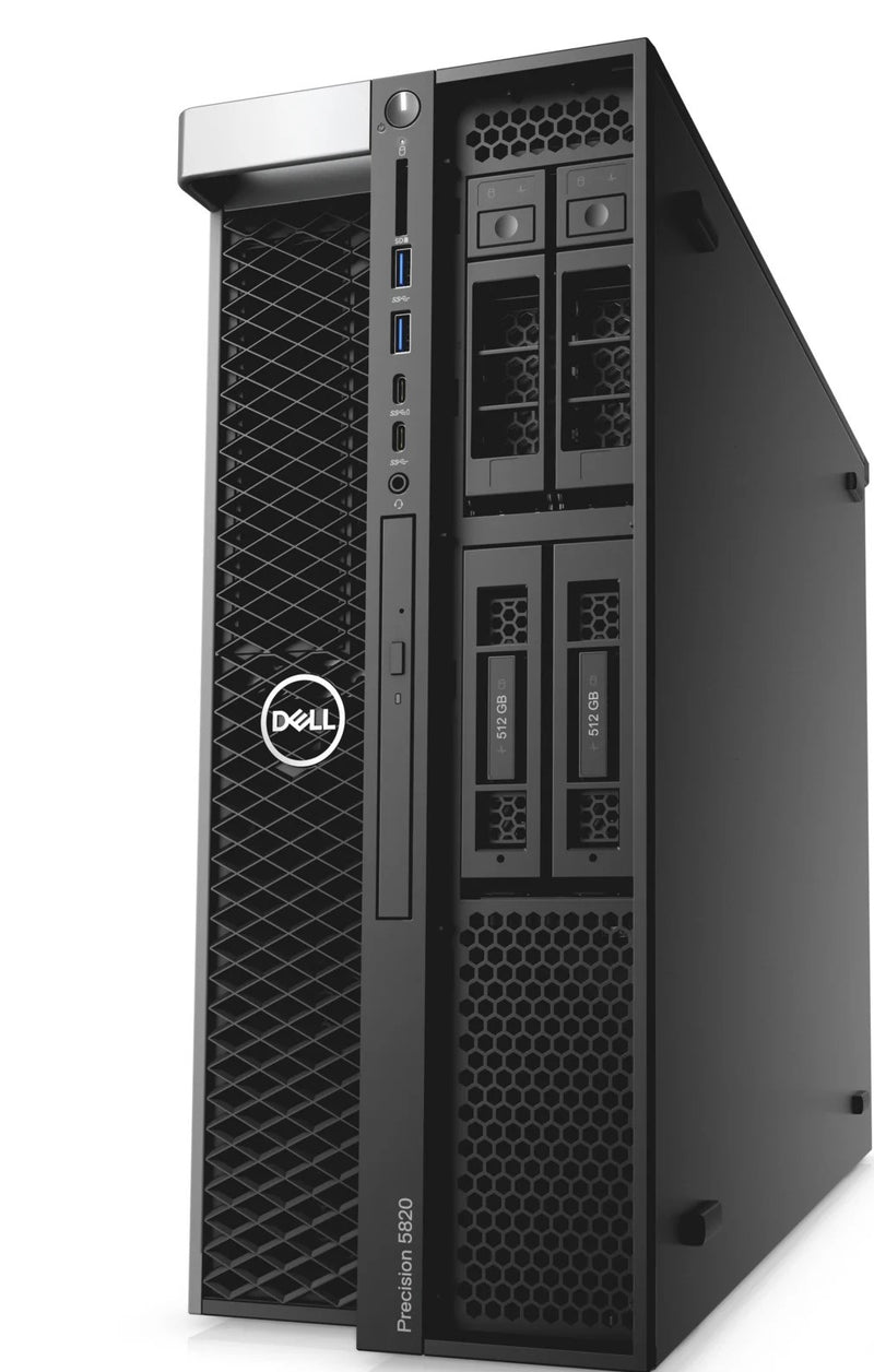Workstation DELL Precision 5820, Intel QUAD Core Xeon W-2125 4.0 GHz, 32GB DDR4 ECC, 1TB HDD, nVidia Quadro P4000, GARANTIE 3 ANI