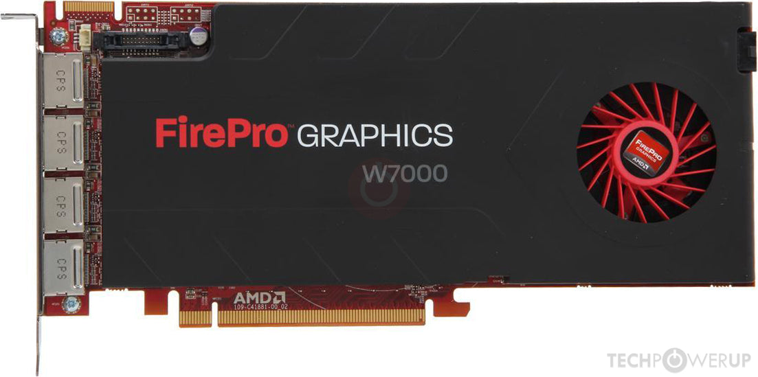 Placa Video AMD FirePro W7000, 4 GB GDDR5, 256 bit, 4x DisplayPort 1.2