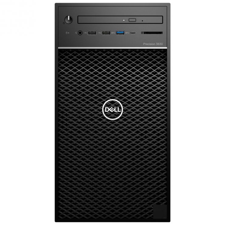 Workstation Refurbished DELL Precision T3630, Intel Core i7-8700 up 4.6 GHz, 16GB DDR4, 256GB SSD+500 HDD, nVidia GTX 1660 Super 6GB GARANTIE 2 ANI