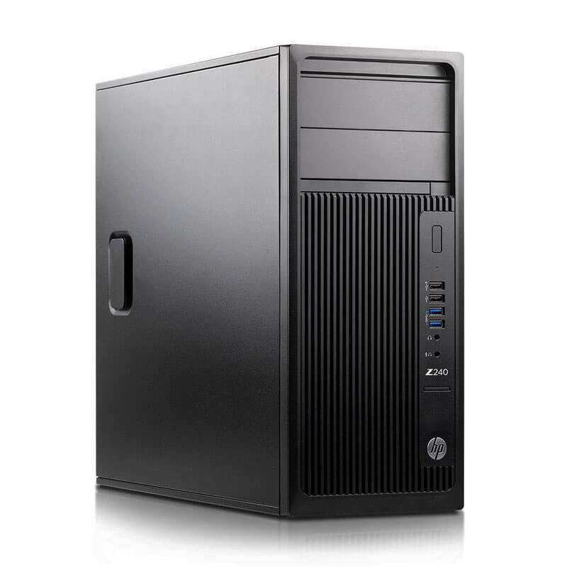 Workstation HP Z240 Intel Xeon E3-1220 v5 up to 3.5GHz,128GB SSD, 8GB DDR4, NVIDIA Quadro K620 2GB