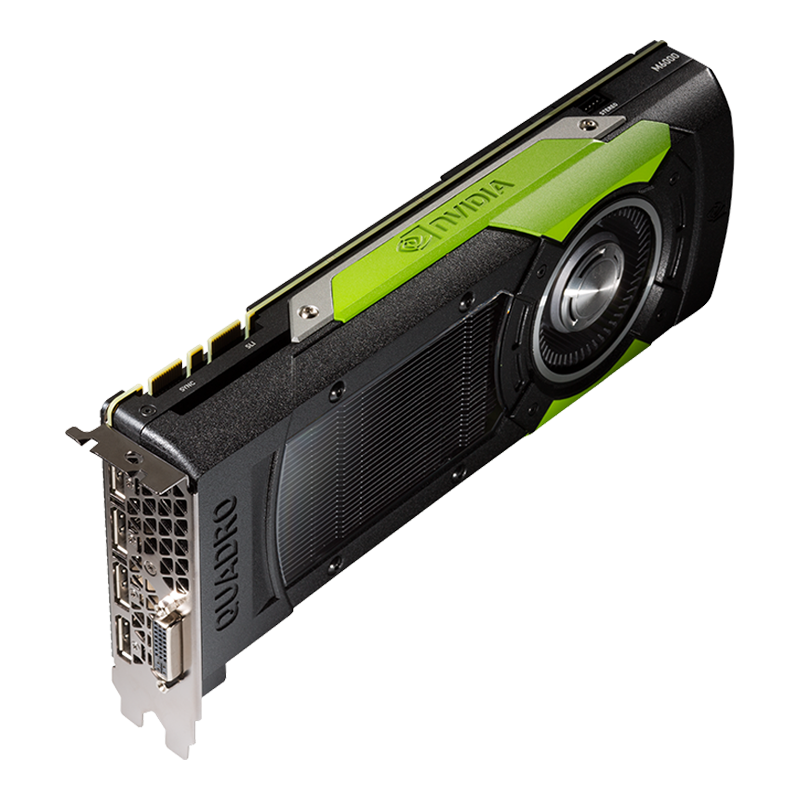 Placa video nVidia Quadro M6000, 24GB GDDR5, 384bit, 1 x DVI, 4 x DisplayPort