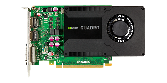 Placa video nVidia Quadro K2200, 4GB GDDR5, 128bit, 1 x DVI, 2 x DisplayPort