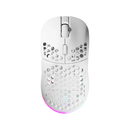 Mouse Gaming Wireless Nyfter NYF 22 19000 DPI, 1000 Hz, 72 g Alb, 2 skin-uri , RESIGILAT