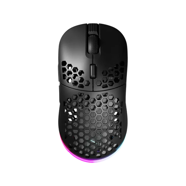Mouse Gaming Wireless Nyfter NYF 22 19000 DPI, 1000 Hz, 72 g Negru, 2 skin-uri , RESIGILAT