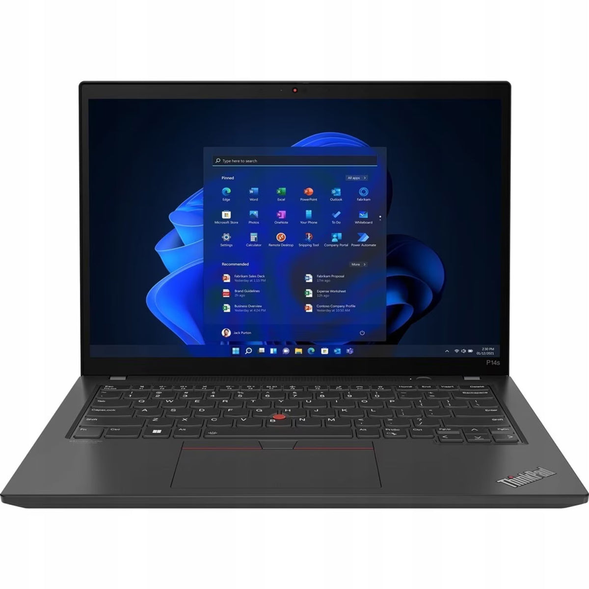 Laptop LENOVO ThinkPad P14s Gen 3, 14" WUXGA ,Intel Core i7-1260P 12-core, 16 GB DDR4, 512 GB SSD m2, Nvidia T550